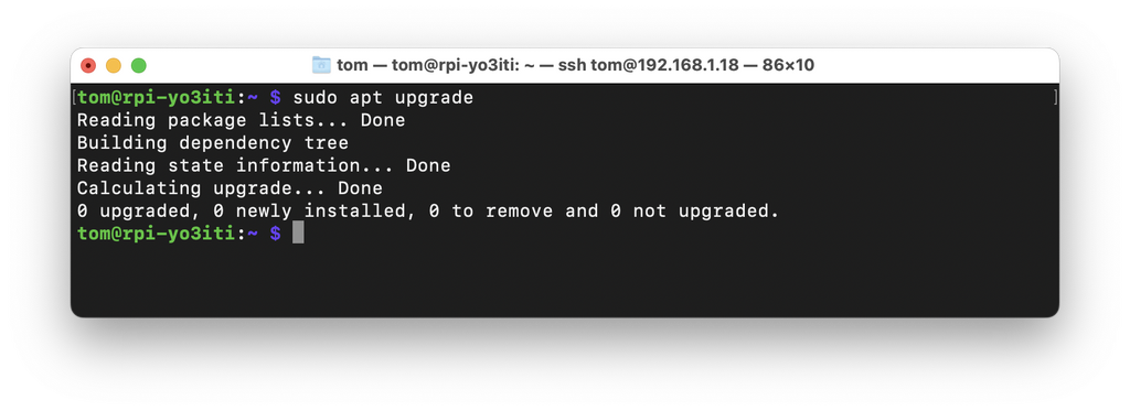 RPi upgrade