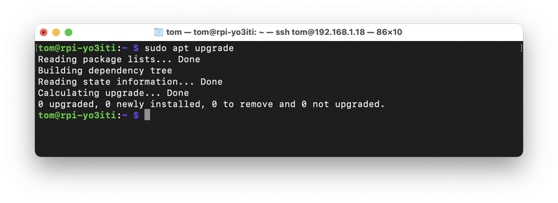 RPi upgrade