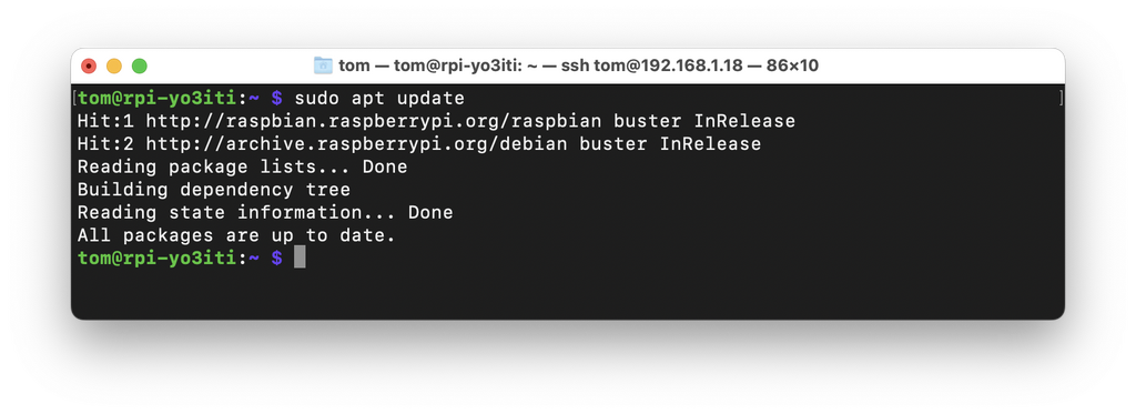 Rpi update