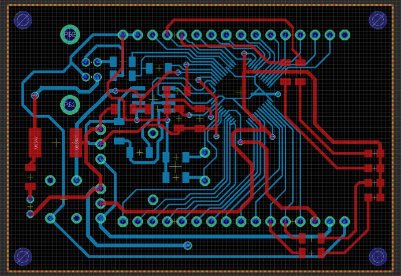 Fișier:FT2232 Interface, PCB, top-bottom.png